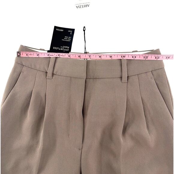 Aritzia Women's Turner Taupe The Effortless Pants Size 2 Short - Picture 9 of 11